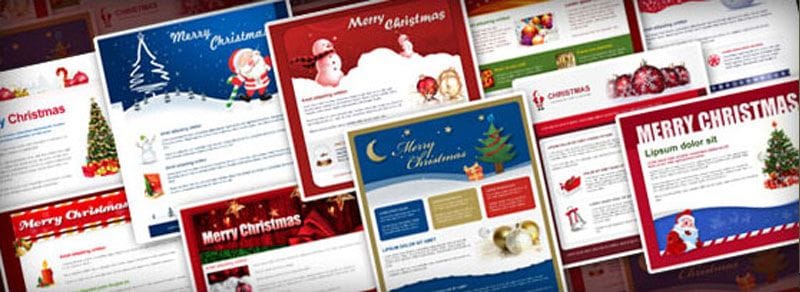 Your free Christmas email templates are ready Your free Christmas email templates are ready